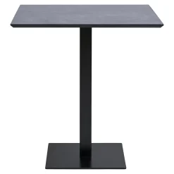House Nordic Tafel Fano Melamine Zwart 70x70cm