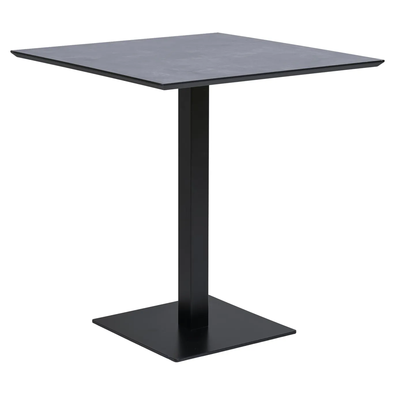 House Nordic Tafel Fano Melamine Zwart 70x70cm