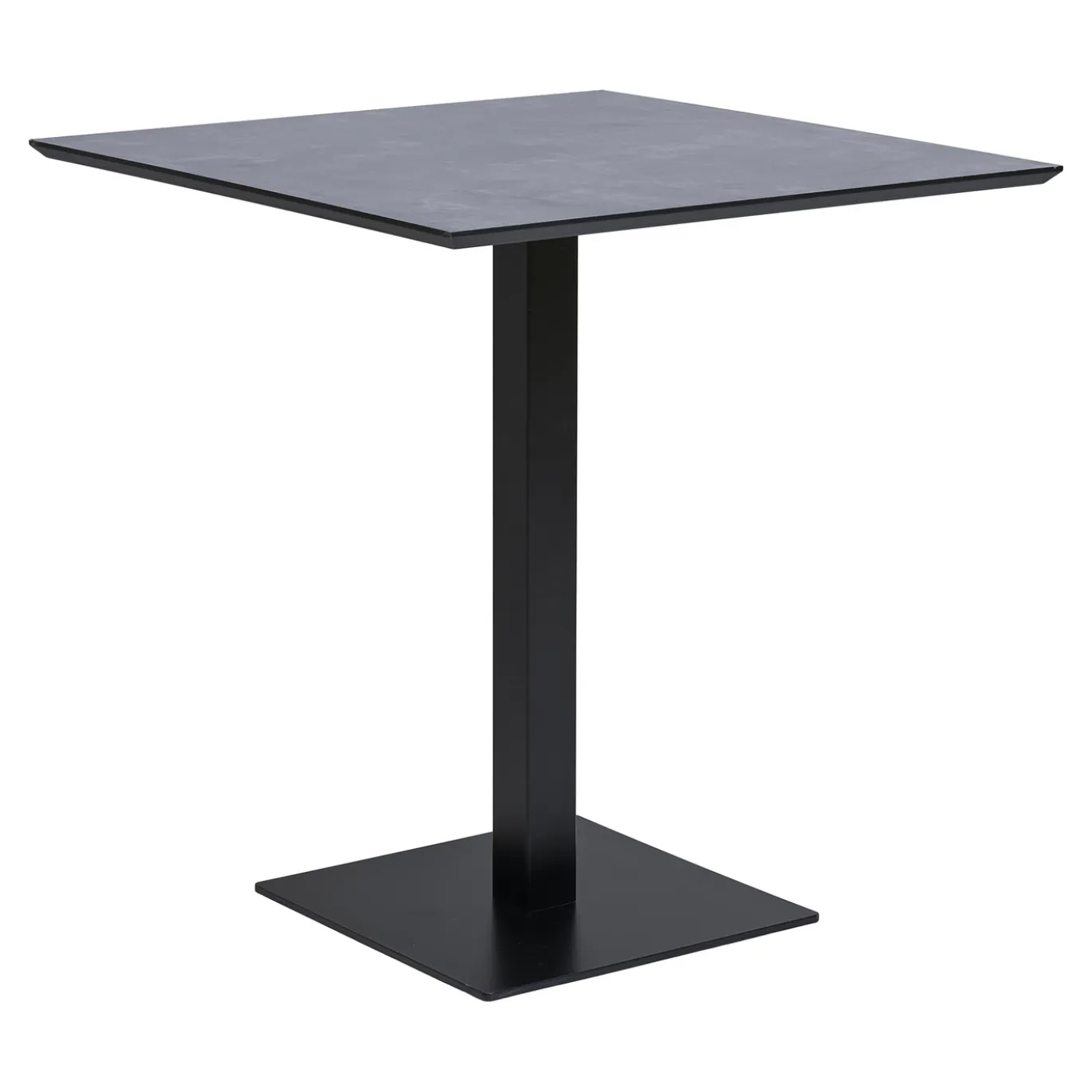House Nordic Tafel Fano Melamine Zwart 70x70cm