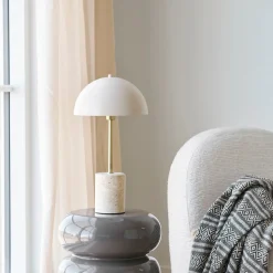 House Nordic Tafellamp Sheffield Metaal Beige