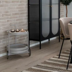 House Nordic Trolley Beja Staal Grijs