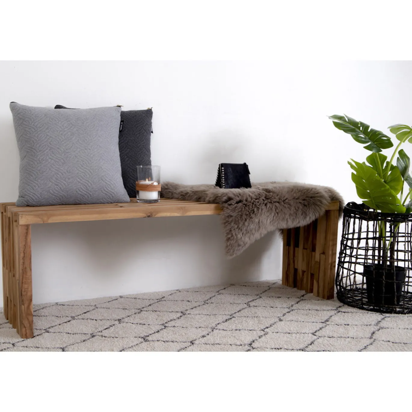 House Nordic Tuinbank Benidorm Teak 140cm