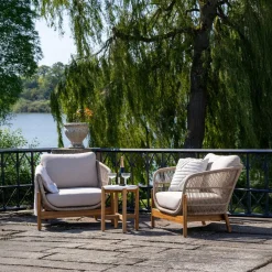 House Nordic Tuinset Terracina 2 Loungestoelen + Bijzettafel