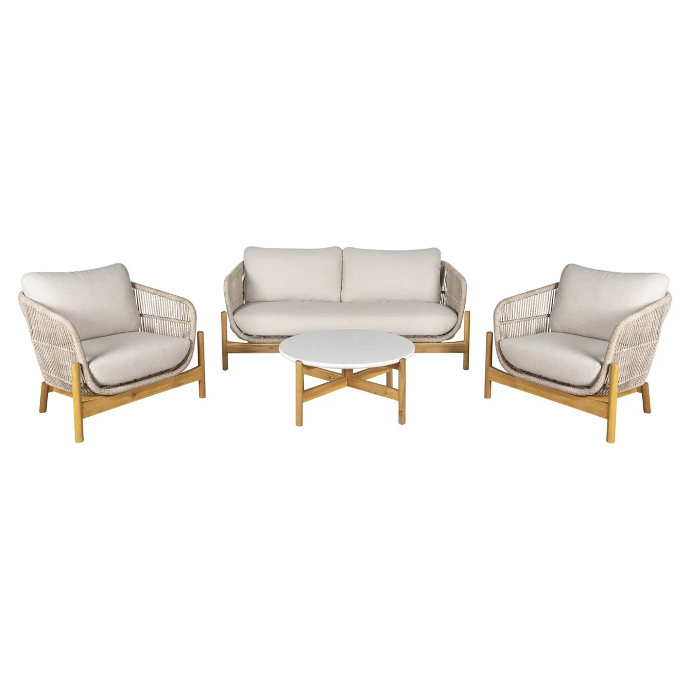 House Nordic Tuin Set Terracina Acaciahout