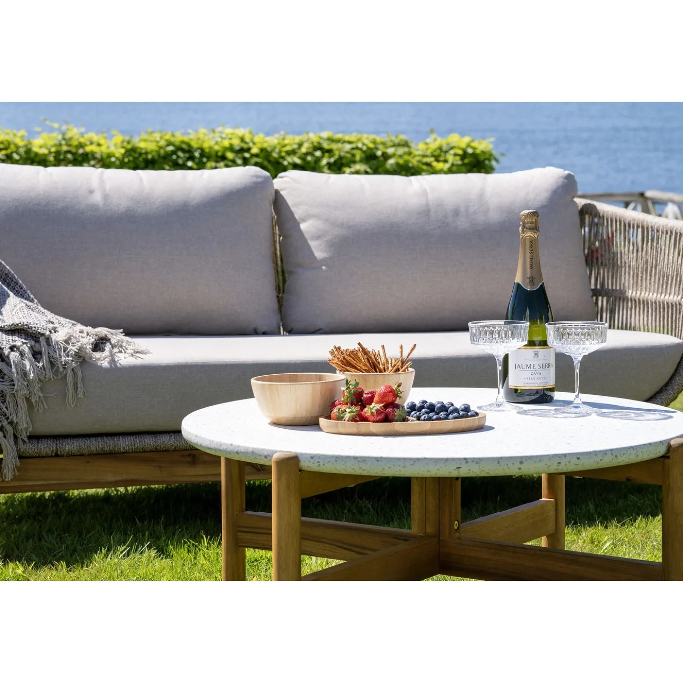 House Nordic Tuin Set Terracina Acaciahout