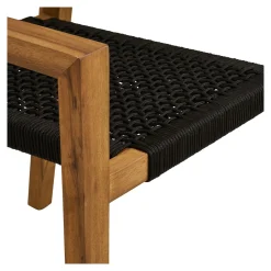 House Nordic Tuinstoel Anzio Zwart/Naturel