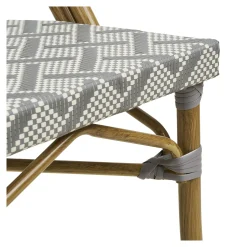 House Nordic Tuinstoel Lauria Wit/Grijs