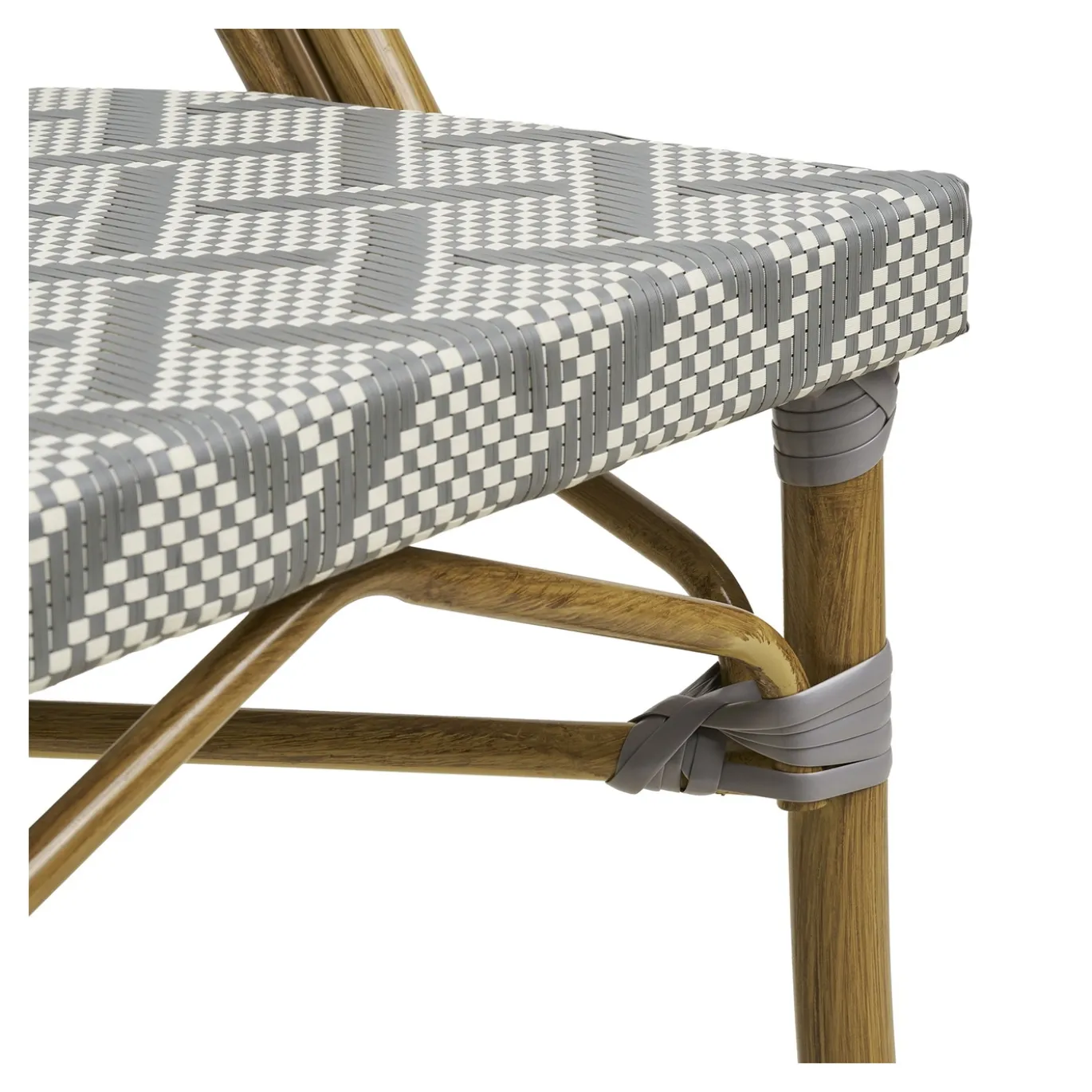House Nordic Tuinstoel Lauria Wit/Grijs