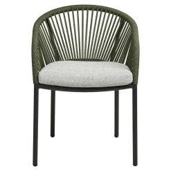 House Nordic Tuinstoel Novella Groen/Grijs