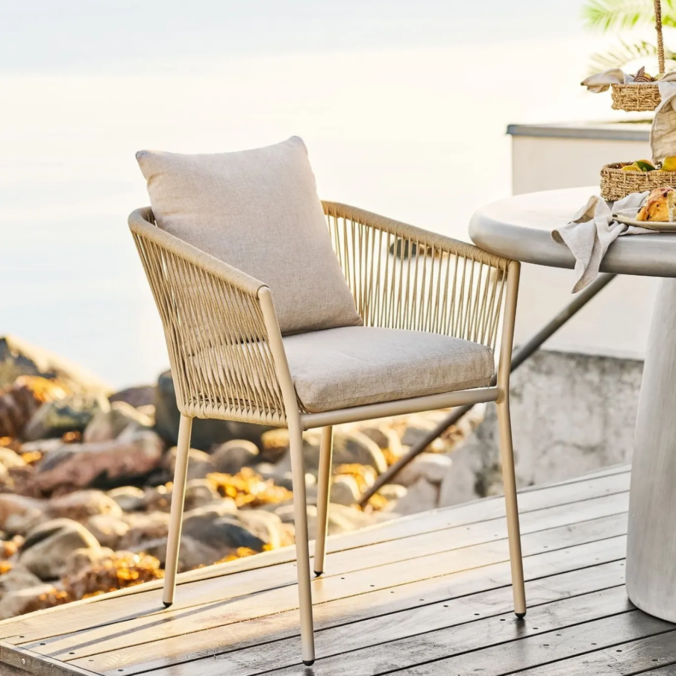 House Nordic Tuinstoel Salerno Zand