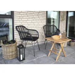 House Nordic Tuinstoel Trieste Zwart