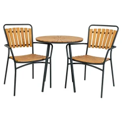 House Nordic Tuintafel Cleveland Teak Ø70cm