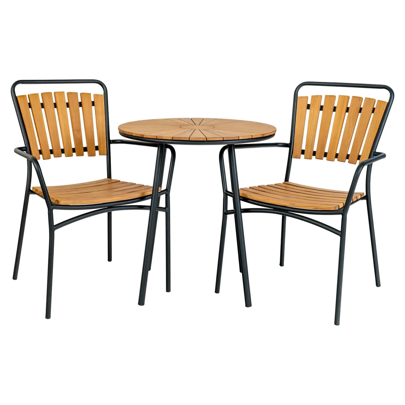 House Nordic Tuintafel Cleveland Teak Ø70cm