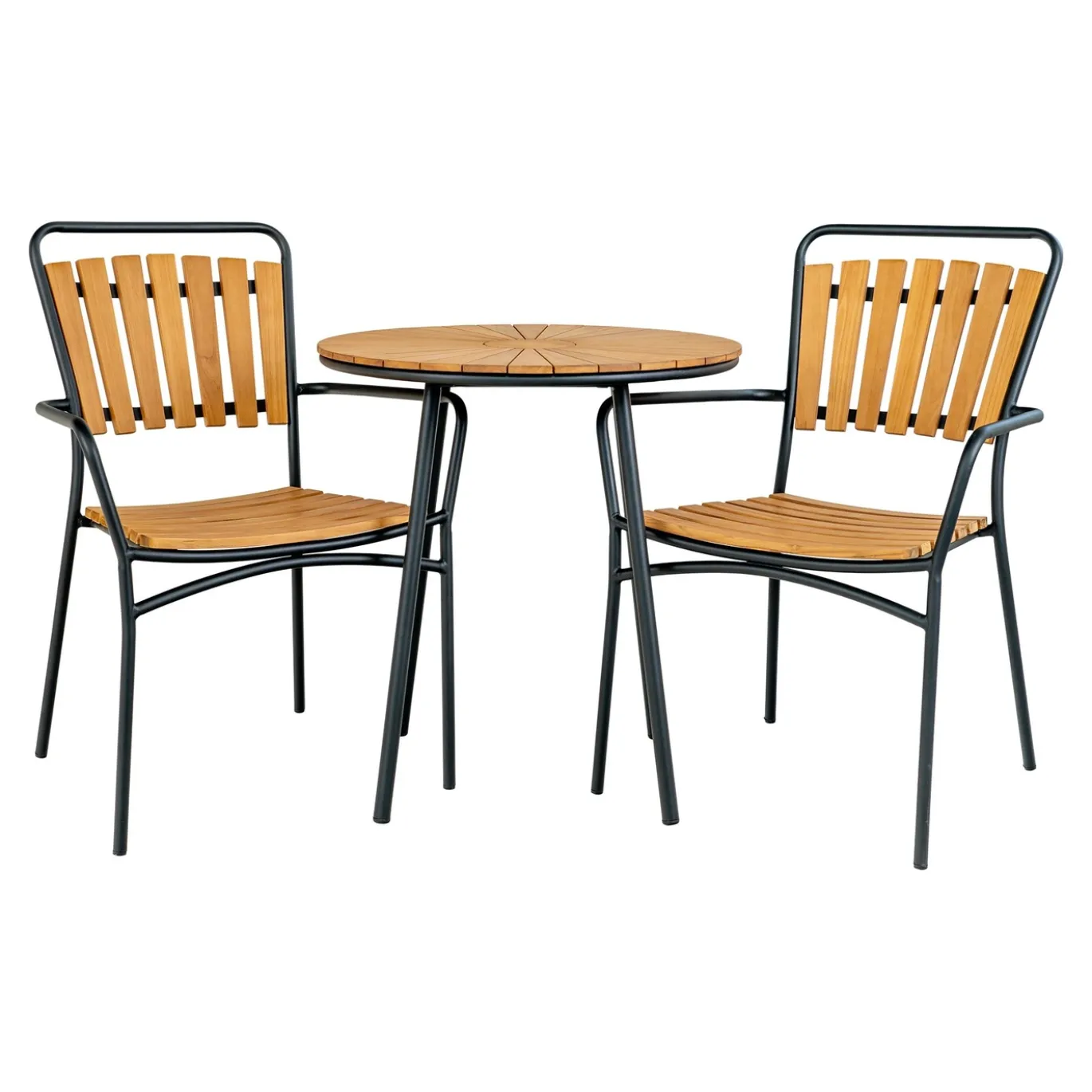 House Nordic Tuintafel Cleveland Teak Ø70cm