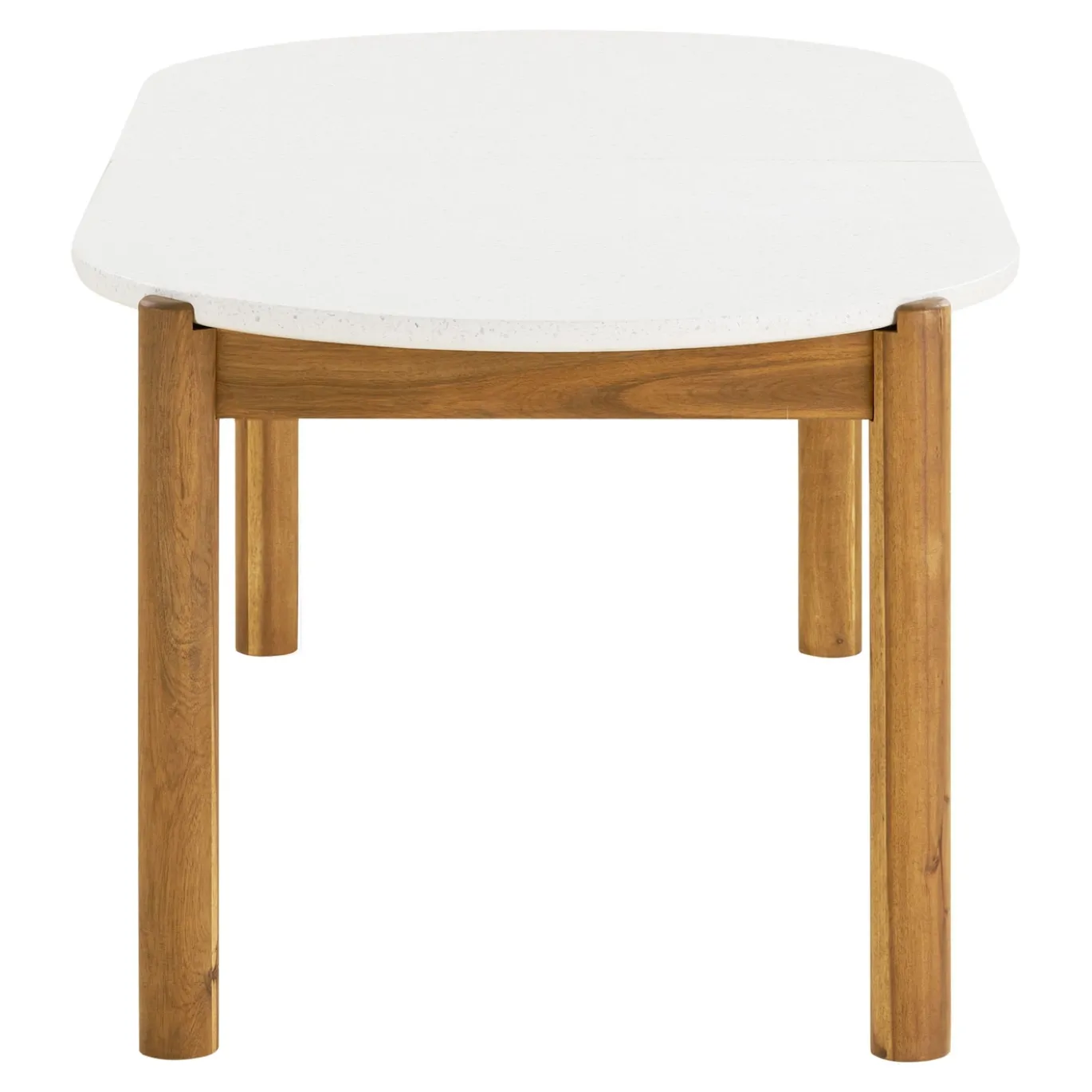 House Nordic Tuintafel Terracina Acacia Wit/Naturel 210cm