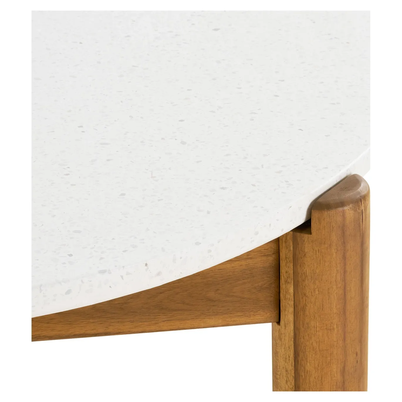 House Nordic Tuintafel Terracina Acacia Wit/Naturel 210cm