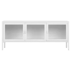 House Nordic Tv-Meubel Brisbane Staal Wit 130cm