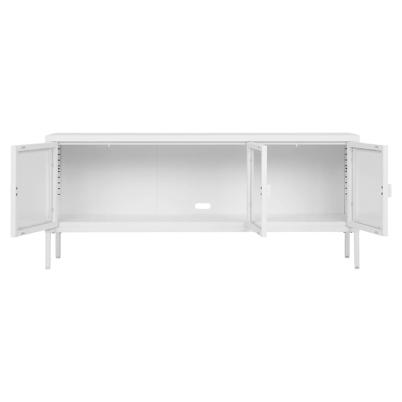 House Nordic Tv-Meubel Brisbane Staal Wit 130cm