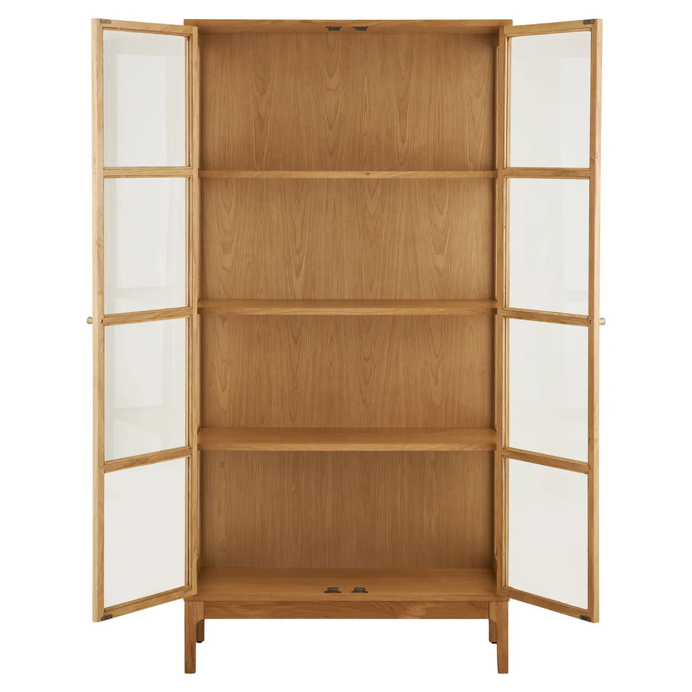 House Nordic Vitrinekast Zamora 2-Deurs Glas Naturel 180cm