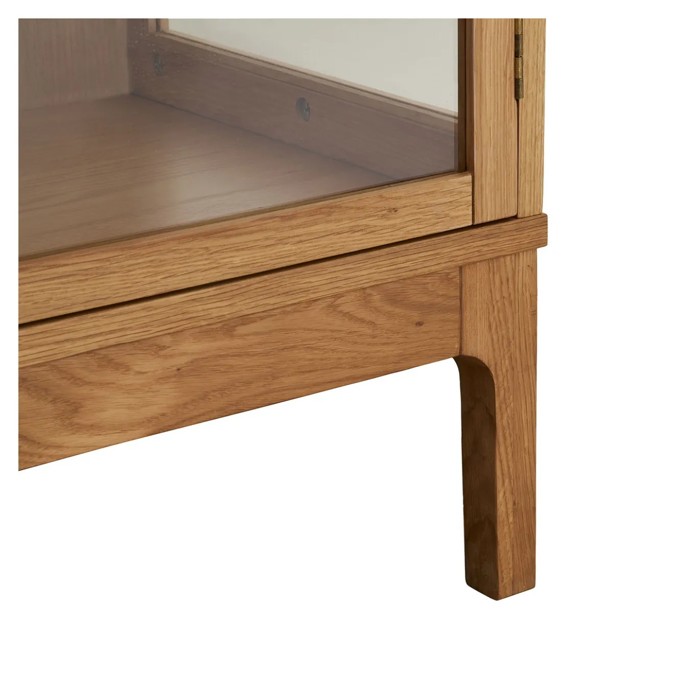 House Nordic Vitrinekast Zamora 2-Deurs Glas Naturel 180cm