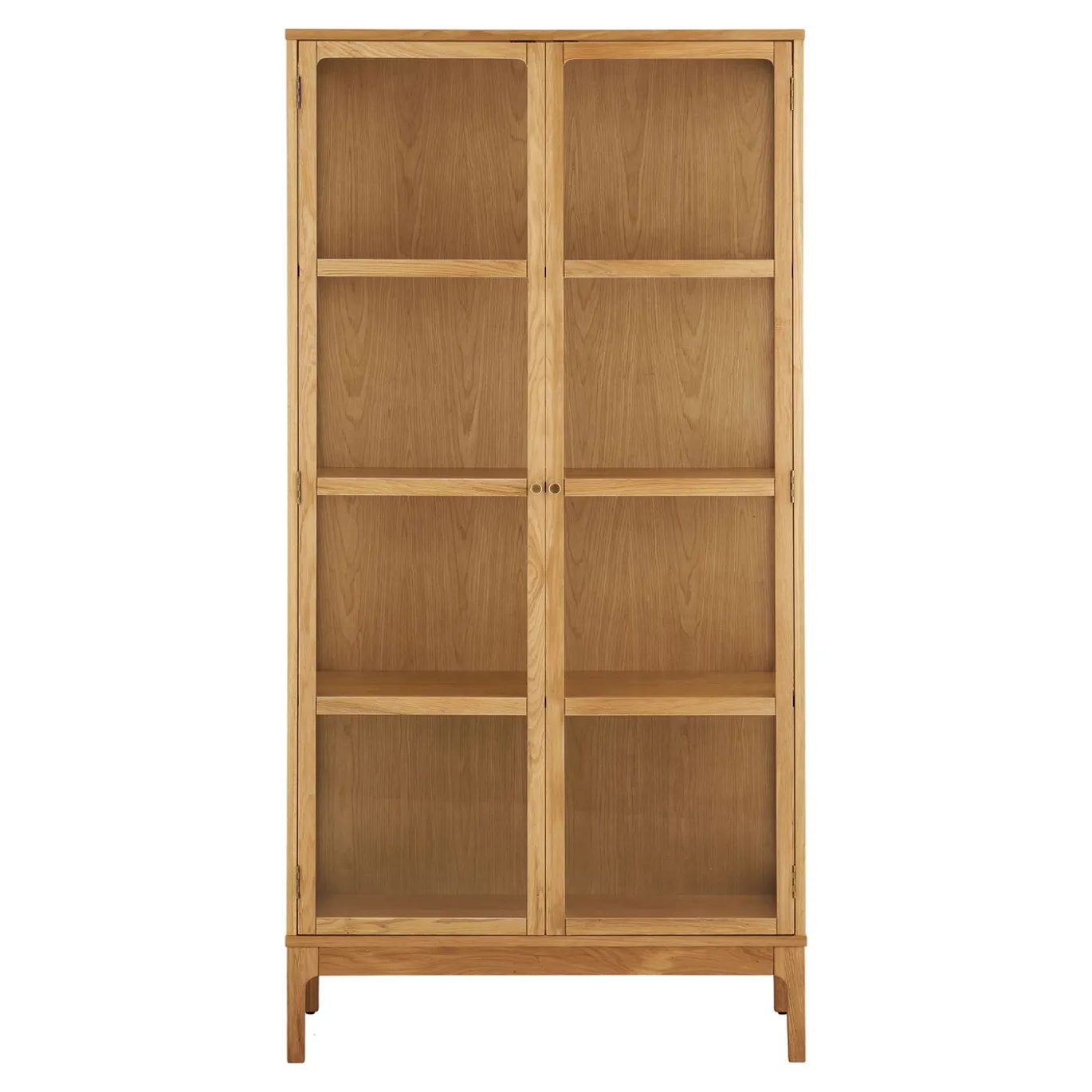 House Nordic Vitrinekast Zamora 2-Deurs Glas Naturel 180cm