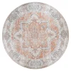 House Nordic Vloerkleed Havana Ø200cm Blauw/Oranje