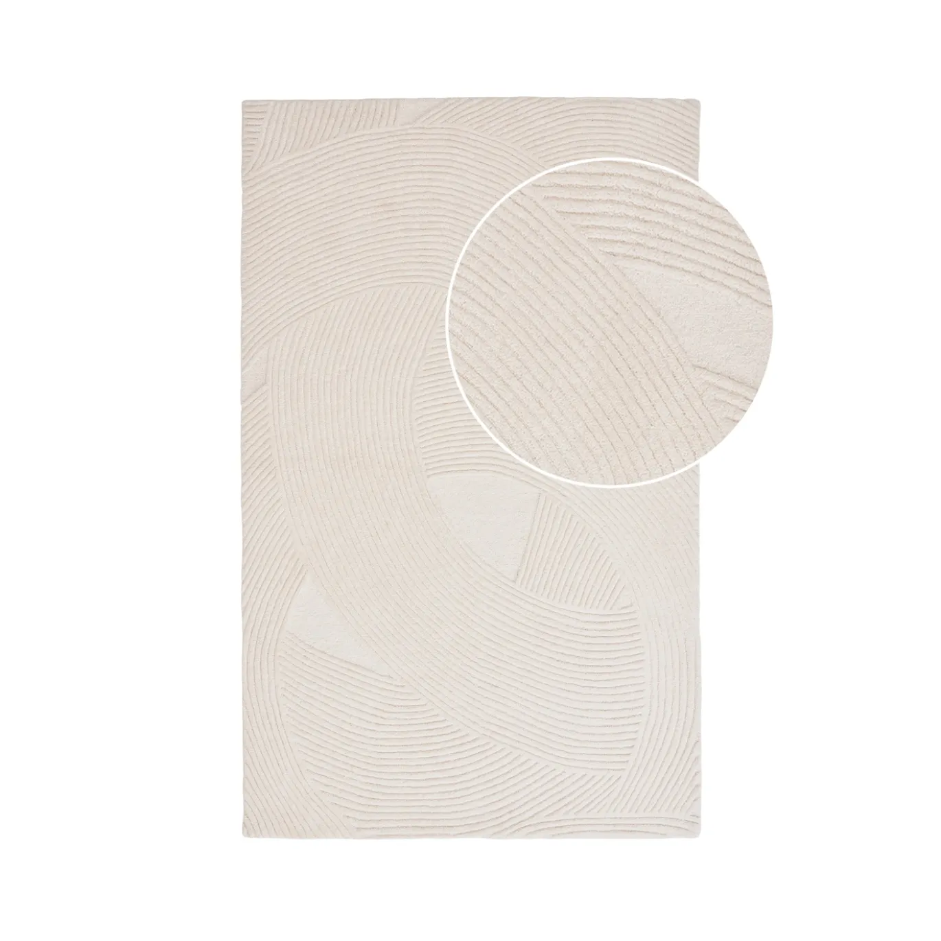 House Nordic Vloerkleed Pune Ivoor 160x230cm
