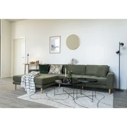 House Nordic Vloerkleed Tampa 160x230cm Wit/Grijs