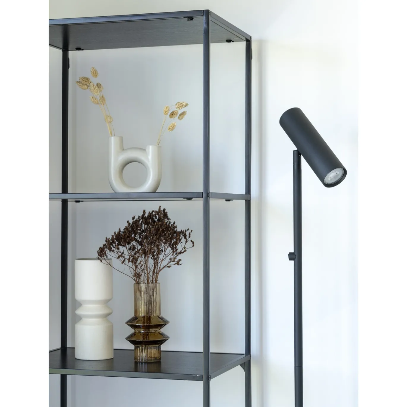 House Nordic Vloerlamp Paris Zwart