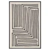 House Nordic Wanddecoratie Canvas Lipari C MDF Zwart/Beige