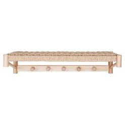 House Nordic Wandkapstok Abano Populier Naturel 78cm