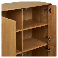 House Nordic Wandkast Darwin Naturel 140cm