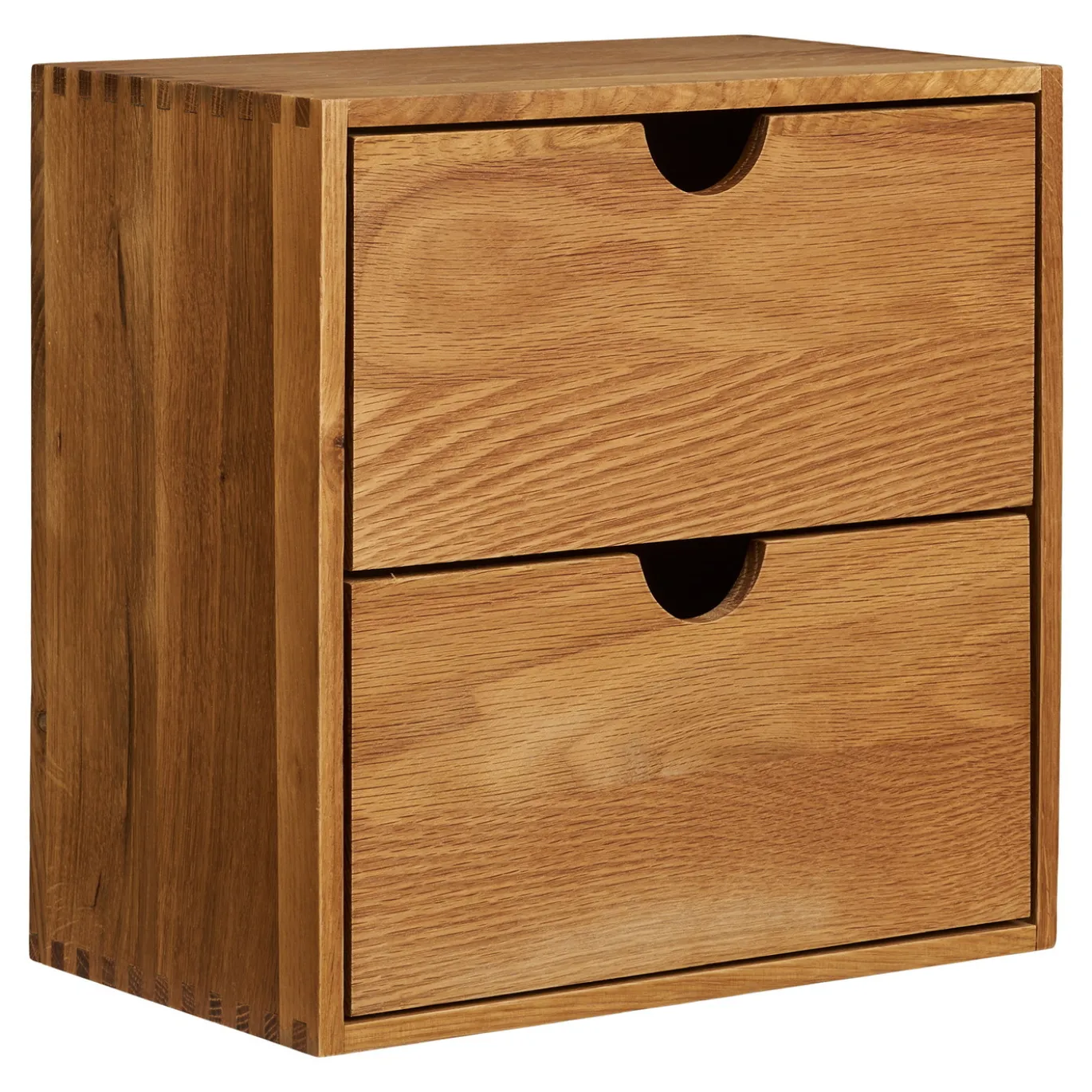 House Nordic Wandkastje Townsville Naturel Met Lades 30x30cm