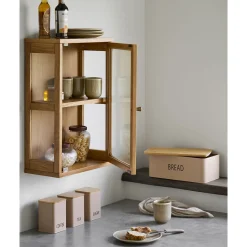 House Nordic Wandkastje Zamora Glas Naturel