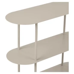 House Nordic Wandkast Rieti 3-Planken Metaal Zand