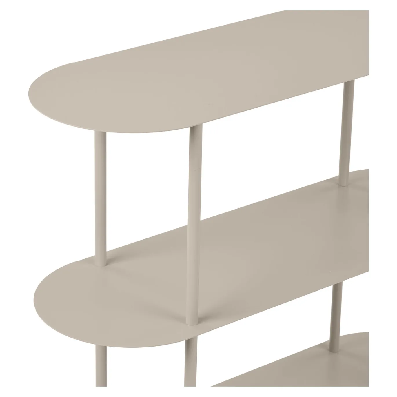 House Nordic Wandkast Rieti 3-Planken Metaal Zand
