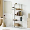 House Nordic Wandkast Rieti 5-Planken Metaal Zand 150cm