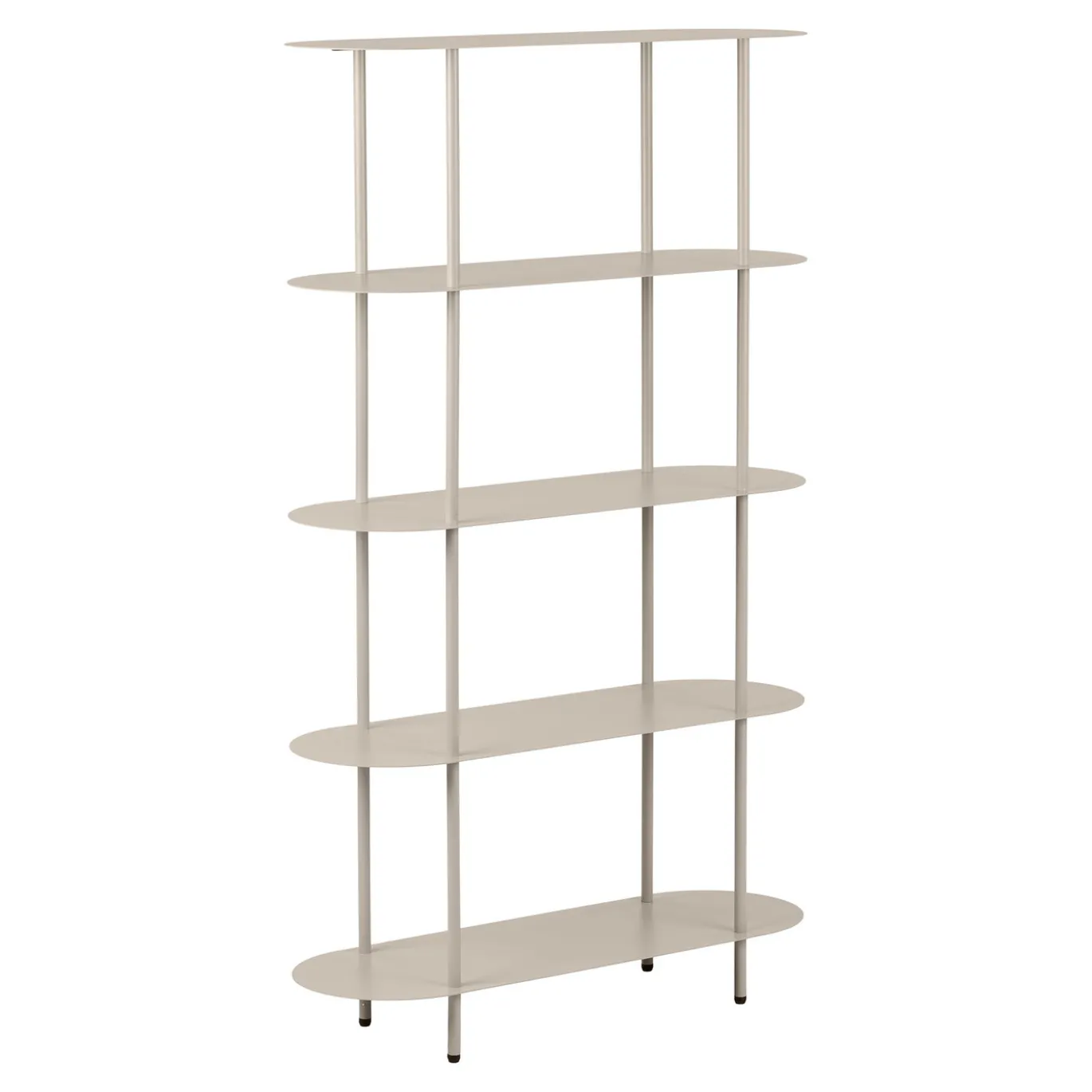 House Nordic Wandkast Rieti 5-Planken Metaal Zand 150cm