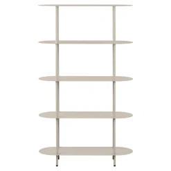 House Nordic Wandkast Rieti 5-Planken Metaal Zand 150cm
