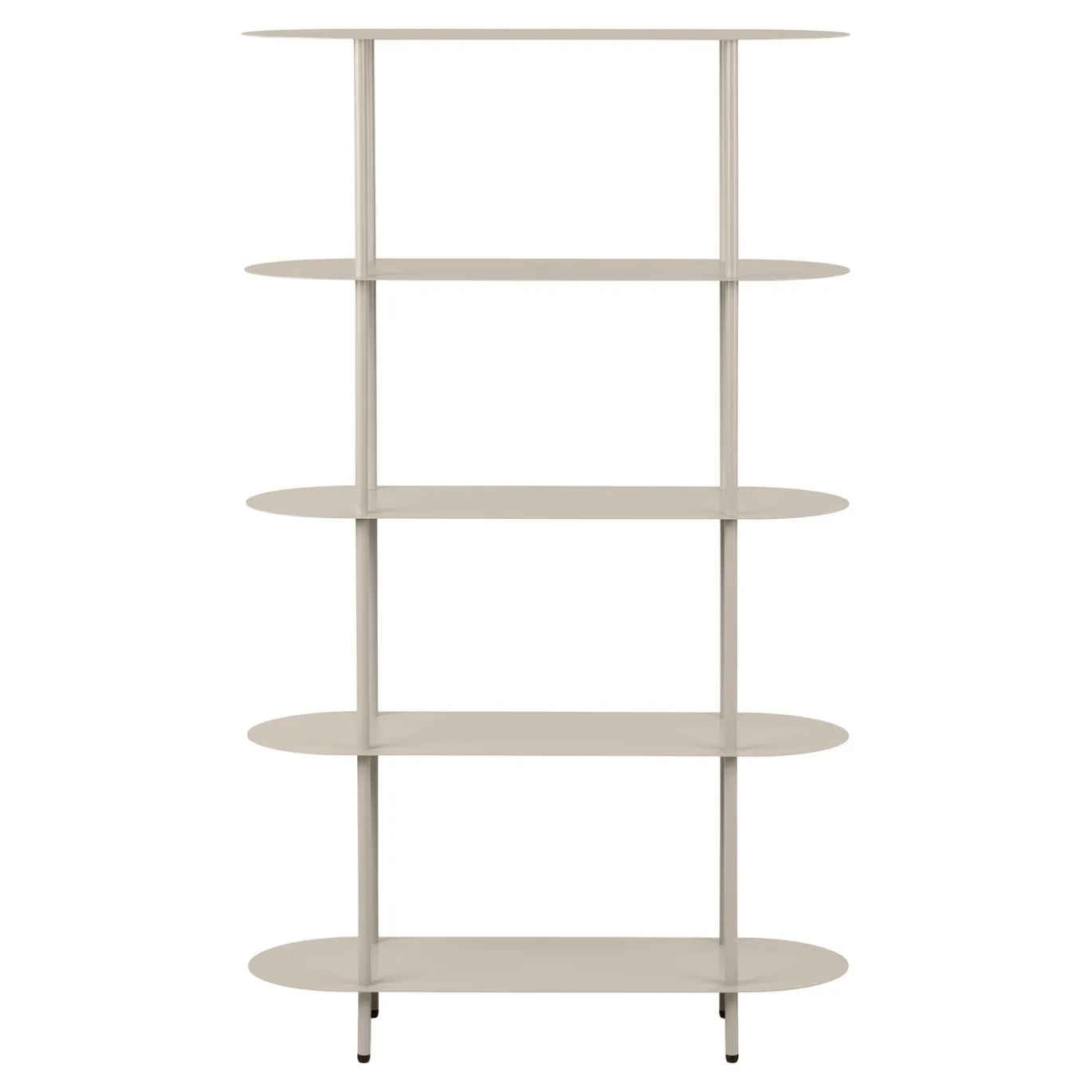 House Nordic Wandkast Rieti 5-Planken Metaal Zand 150cm