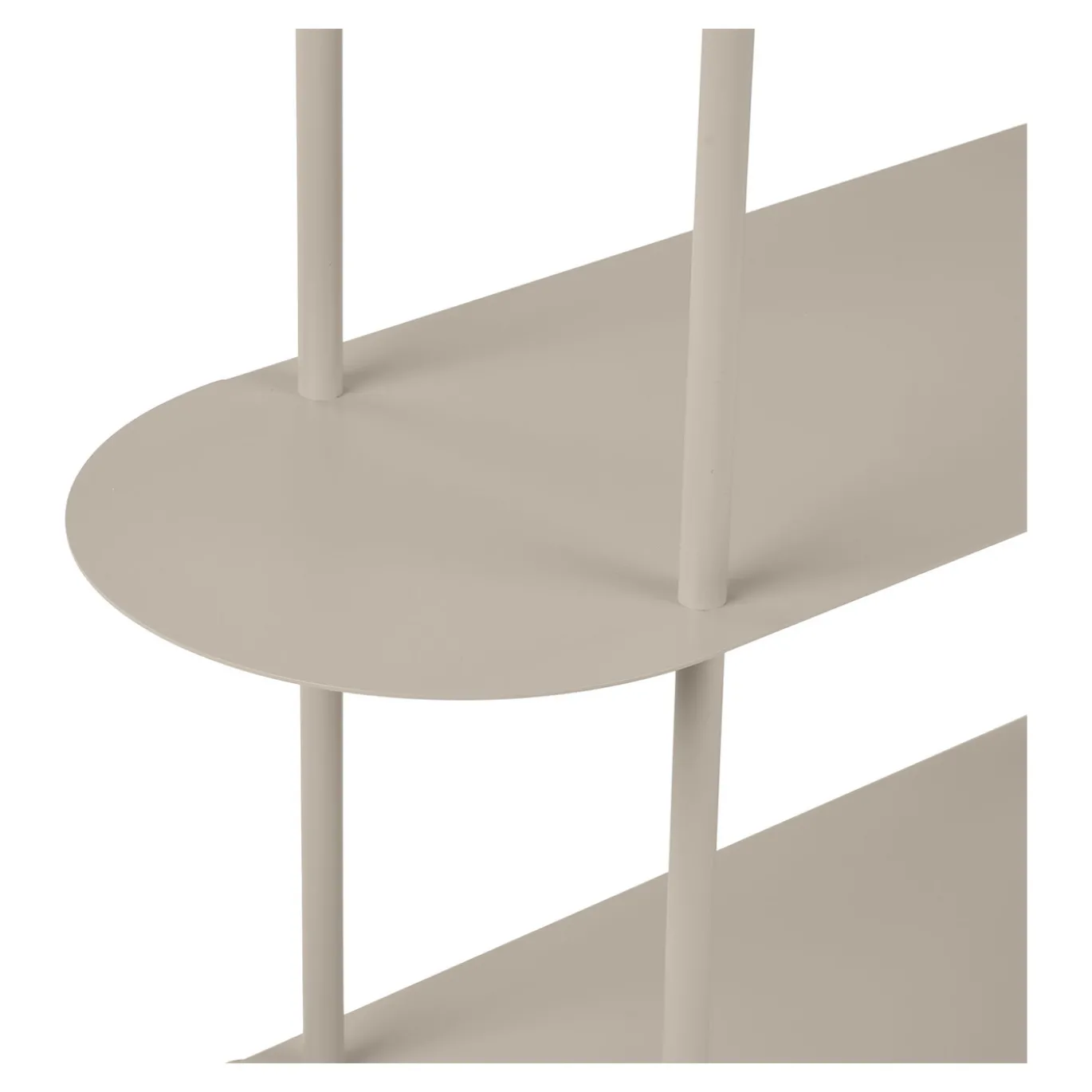 House Nordic Wandkast Rieti 5-Planken Metaal Zand 150cm
