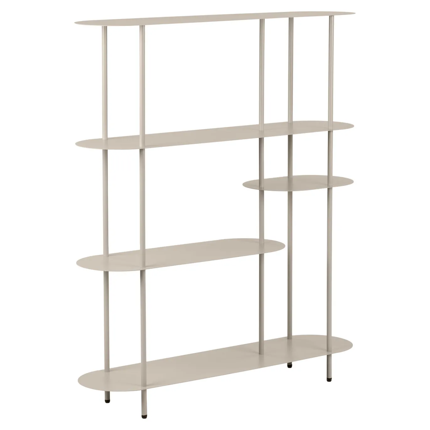 House Nordic Wandkast Rieti 5-Planken Metaal Zand 139cm