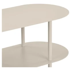 House Nordic Wandkast Rieti 4-Planken Metaal Zand