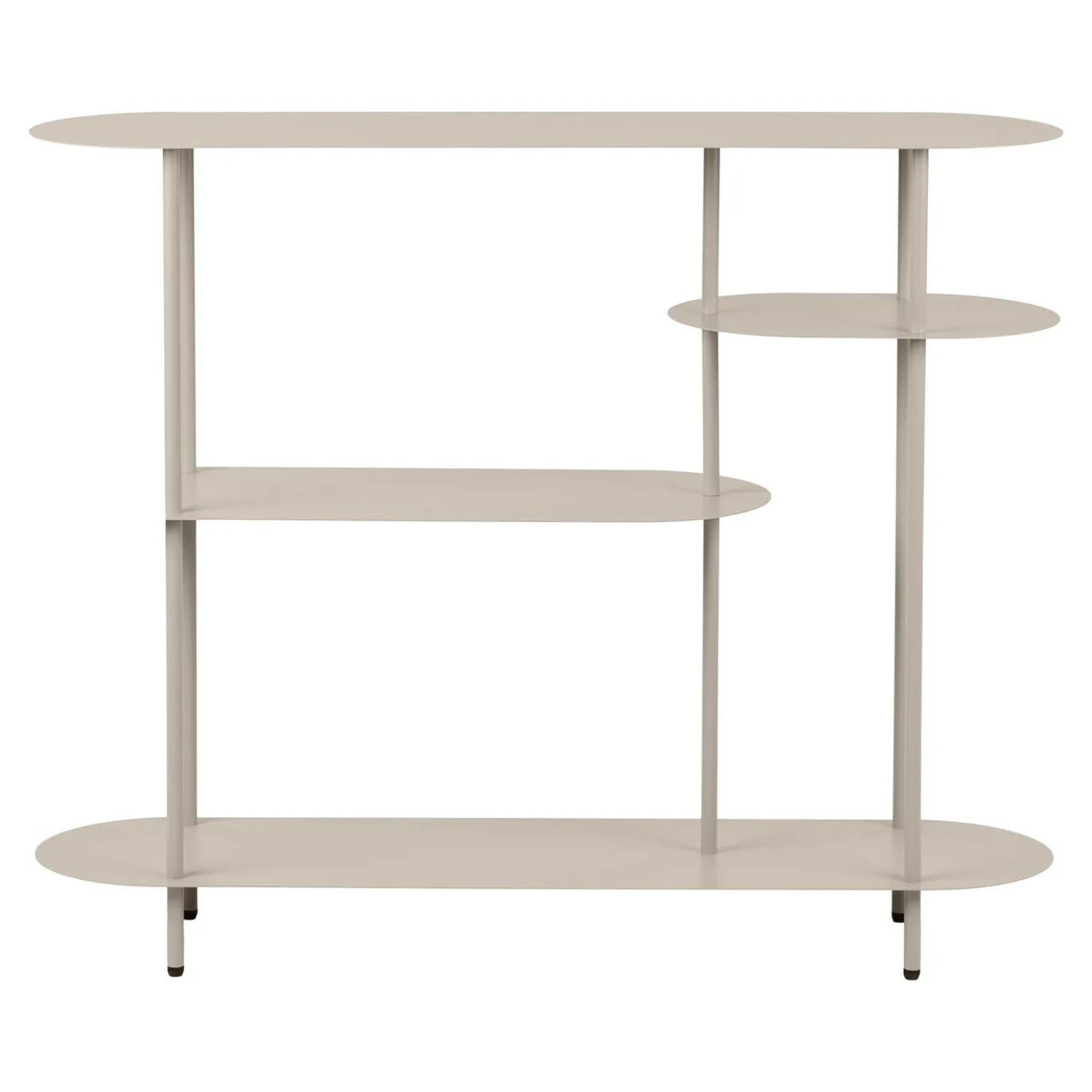 House Nordic Wandkast Rieti 4-Planken Metaal Zand