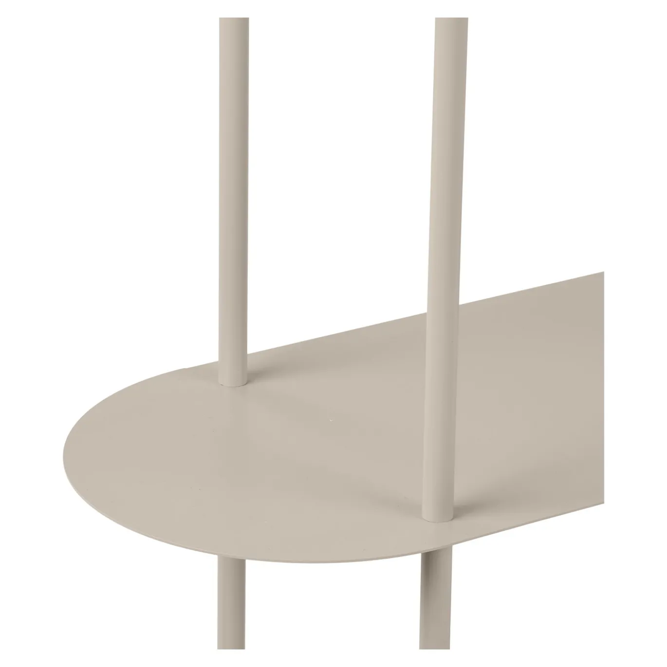 House Nordic Wandkast Rieti 4-Planken Metaal Zand