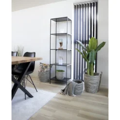 House Nordic Wandkast Vita Zwart Groot