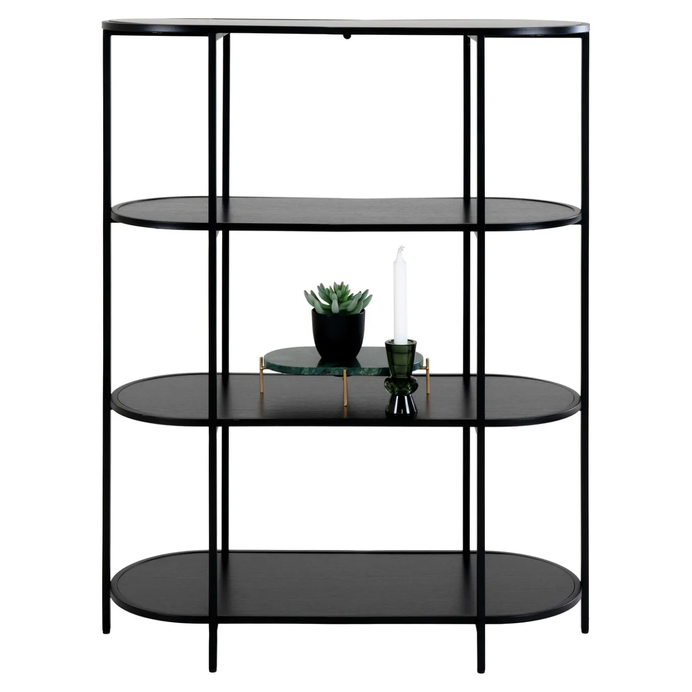 House Nordic Wandkast Vita Zwart