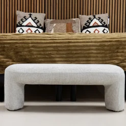 HUIZEDOP Bank Raven Beige 110cm - Giga Meubel