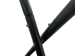 Inklapbare Statafel Piper Zwart 80cm - Giga Meubel