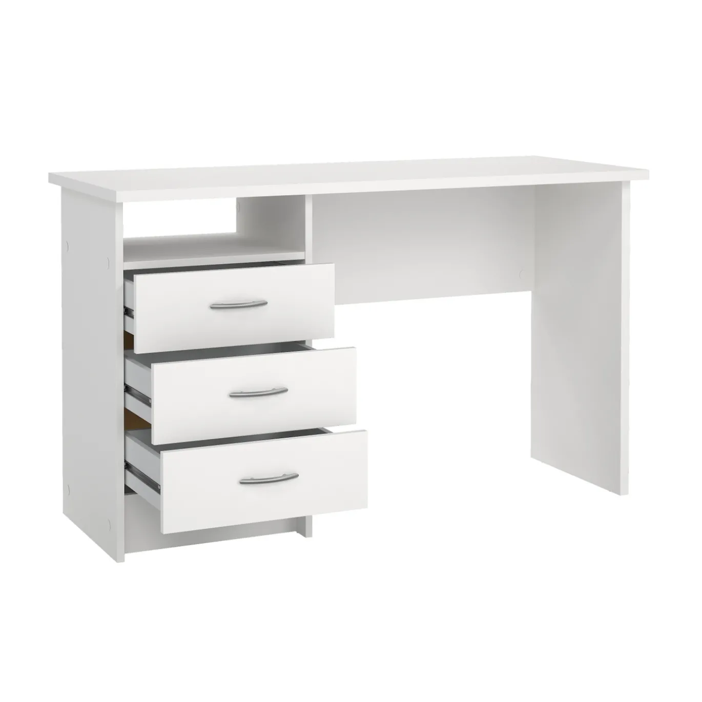 Kantoorbureau Function Plus Wit 3-lades - Giga Living